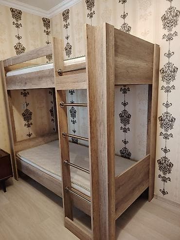 Oğlan və qız üçün, Çarpayı, Matras ilə, Siyirməsiz, MDF