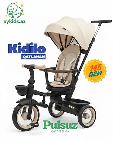uşaq motoskilet: Yeni Üç təkərli Uşaq velosipedi 12", Pulsuz çatdırılma, Rayonlara çatdırılma — 1