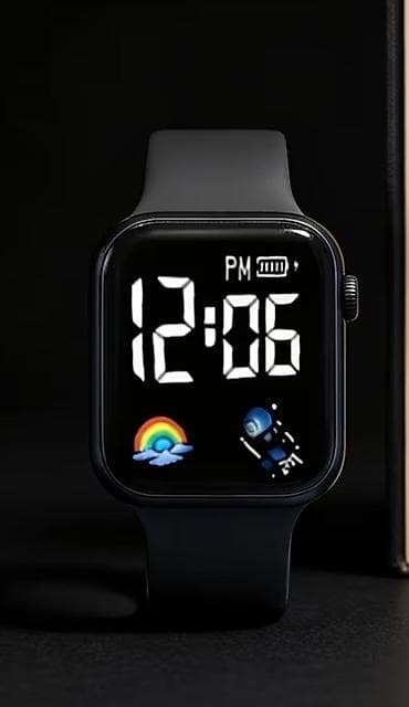 Smart saatlar: Yeni, Smart saat, Sensor ekran, rəng - Qara — 3