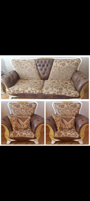 İşlənmiş, Divan, 2 kreslo