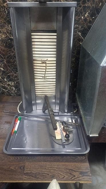 sendiviç panel: Doner/Kebab şişində bişirmə aparatı – peşəkar vertikal dönər ocağı - — 2