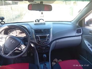 kia picanto qiyməti: Hyundai Accent sedan - Kuzov: sedan, parlaq qırmızı rəng - Mühərrik — 4