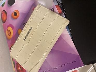 Stradivarius qadın pul qabı/cüzdan - Rəng: krem/ivory - Material — 1