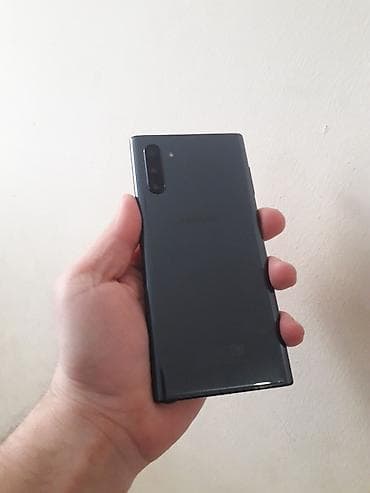 Samsung Note 10 5G, 256 ГБ, цвет - Черный, Гарантия, Сенсорный, Отпечаток пальца