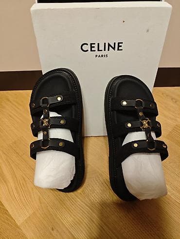 celine: Məhsul: Celine Paris qadın sandalları - Model: Celine Triomphe — 4