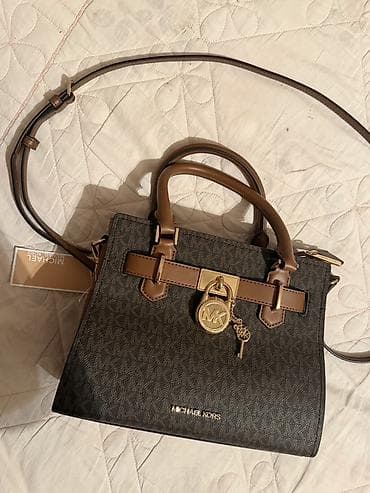 kişi çanta: Michael Kors əl çantası – Mercer Gallery stilində monoqramlı dizayn - — 3