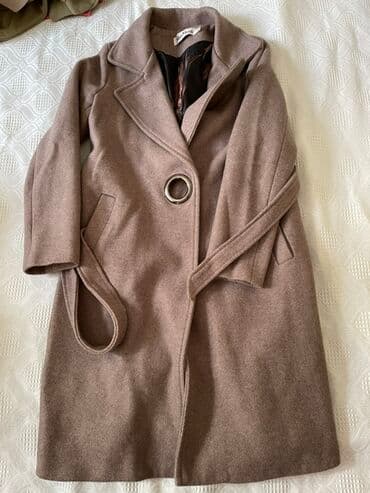 qadınlar üçün xəz palto: Palto, Max Mara, M, rəng - Qəhvəyi — 1