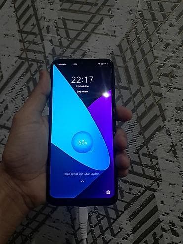 hard disk ssd: Realme 5, 64 GB, rəng - Bənövşəyi, Barmaq izi — 1