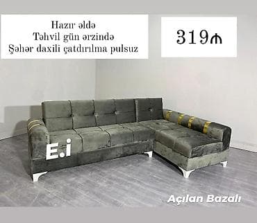 sultan divan: Künc divan, Yeni, Açılan, Bazalı, Parça, Şəhərdaxili pulsuz çatdırılma — 1