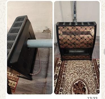 Bir neçə məişət əşyası dəsti 1) Qaz sobası – bacalı divar tipli, üst