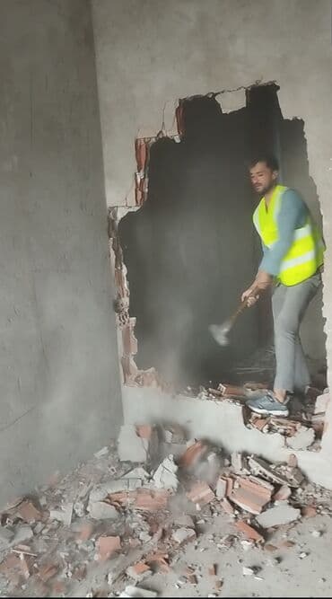 hörgü işləri: Söküntü işlərinin görülməsi fəhlə xidməti 
0776276261 — 1