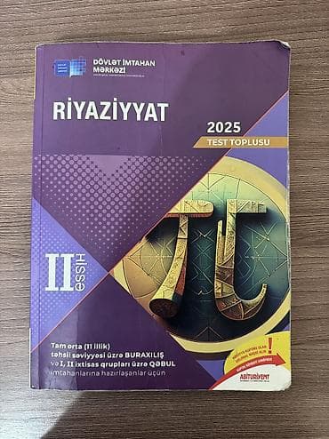 Riyaziyyat 2 ci hissə test toplusu içində yazılarda var amma ki azdır