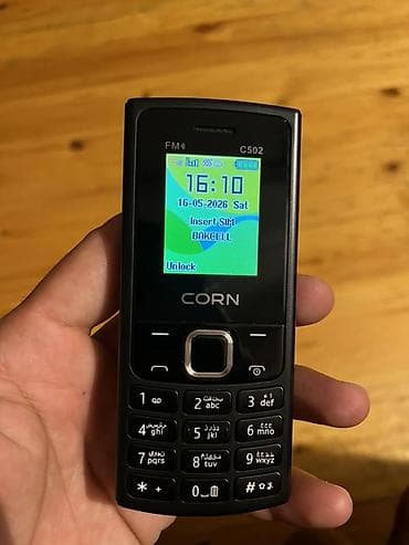 iphone 17 2 ci el: CORN C502 düyməli mobil telefon Əsas xüsusiyyətlər: - 2G düyməli — 6