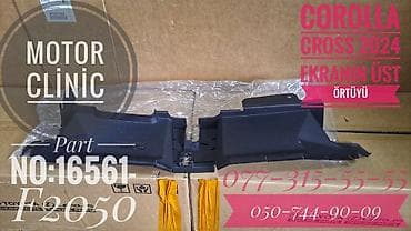 Panellər, şitlər: Toyota Corolla Cross 2024 üçün “ekranın üst örtüyü” (hava — 1