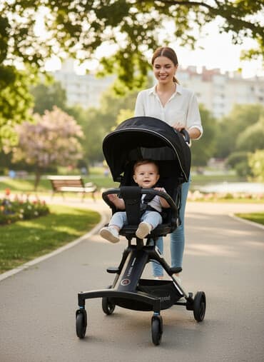 Klassik gəzinti arabası, İşlənmiş, Cins: Qız, Yaş: 12-18 ay, Ünvandan götürmə