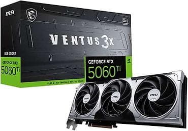 MSI GeForce RTX 5060 Ti VENTUS 3X OC 8GB - Ən son texnologiyalar və
