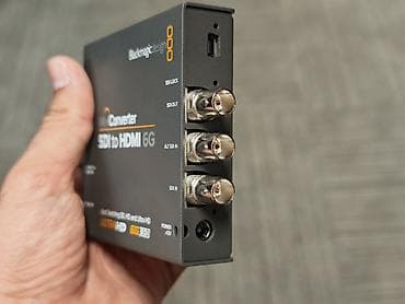 Blackmagic Design SDI to HDMI 6G Mini Converter Bir layihə üçün — 2