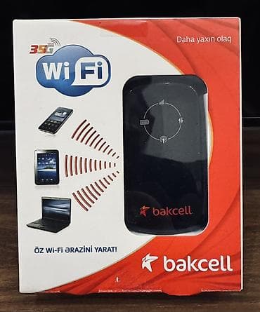 Bakcell ZTE MF30 3.5G Wi‑Fi MiFi router - 3.5G mobil şəbəkə üzərindən