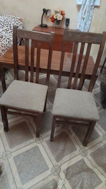 stol stul metbex: Qonaq otağı üçün, Açılmayan, Dördbucaq masa, 2 stul — 3