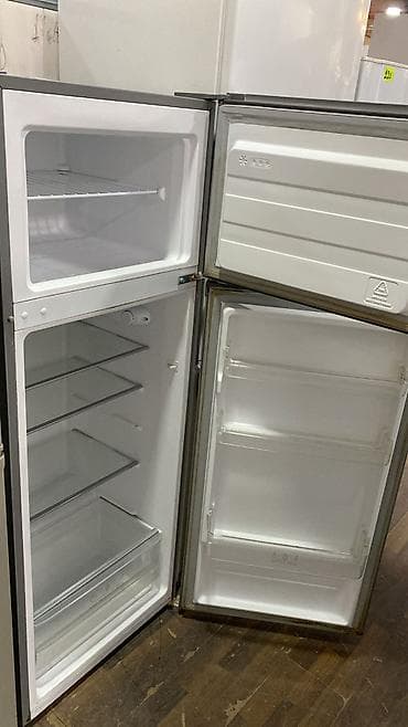 ref iphone: 2 qapılı Midea Soyuducu Satılır, rəng - Gümüşü, Təkərli — 2