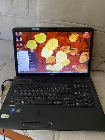 Toshiba noutbuk -C675 ustunde maus,klaviatura,cantasi verilir -