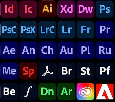 Bütün Adobe proqramlarının yazılması, macOS və Windows sistemləri