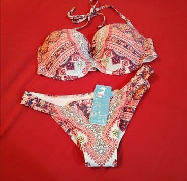 женские купальники на завязках: Qadın bikini dəsti - Marka: CENSO (etiket üzərində “Basics Swimwear”) — 1