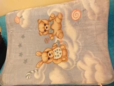 Uşaq üçün qalin odeyal, 110 × 140 sm, ela veziyyetde, yup yumşaq