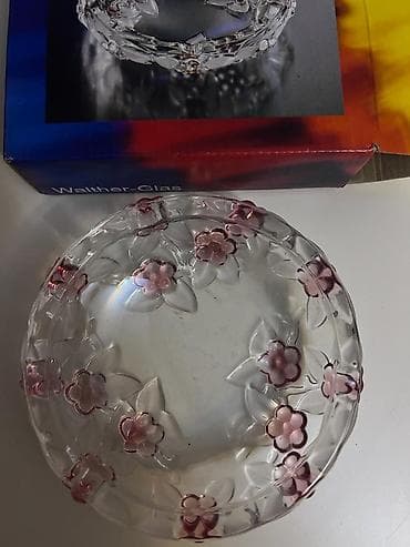 pol kraskasi: Metbex ucun teze hamsii - Şüşə dekorativ qab: Qapaqlı, naxışlı — 6