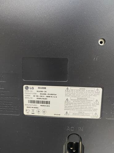 ikinci el planşetler: İşlənmiş Televizor LG 32" Ünvandan götürmə — 3