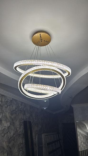 led lustra: Led Çılçıraq, 3 lampa, Metal — 1