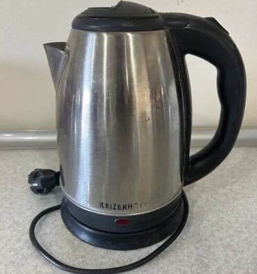 şəkər aparati: Paslanmayan poladdan elektrikli çaydan - Korpus: paslanmayan polad — 2