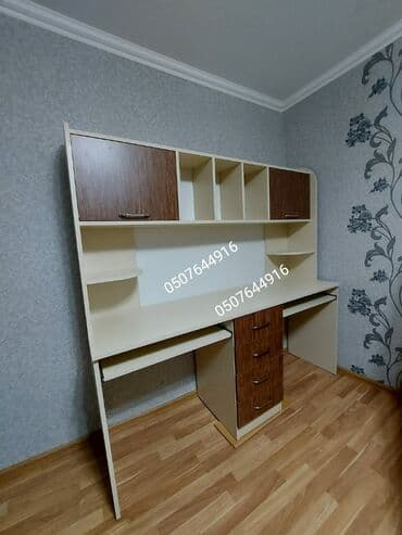 i̇kimərtəbəli çarpayılar ikinci əl: Düz masa, Stulsuz, Polkalı, Siyirməli, Azərbaycan, Sadə laminat — 7