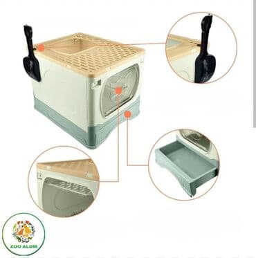 Bio-tualetlər və doldurucular: Pişik üçün BÌO-TUALET. Qapalı uslubda hazırlanmış Bio-tualet evinizdə — 4