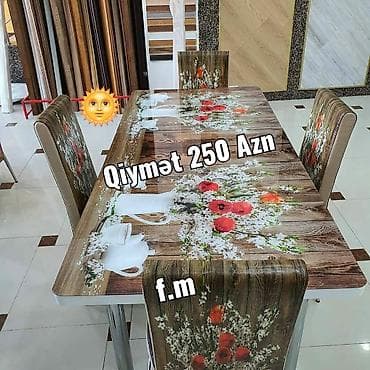 istolar: Mətbəx üçün, Yeni, 4 stul — 1