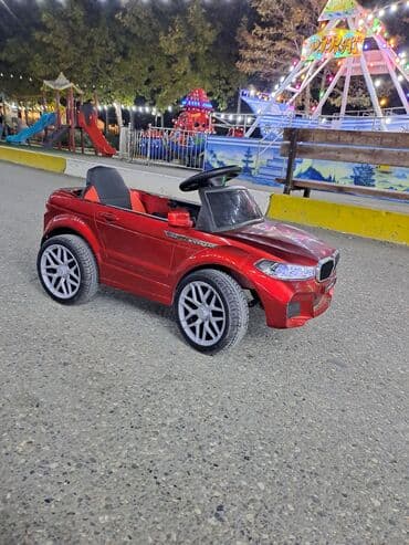 qiz uşaq geyimleri: Uşaq elektrik maşını – qırmızı rəng - Korpus: parlaq qırmızı — 2