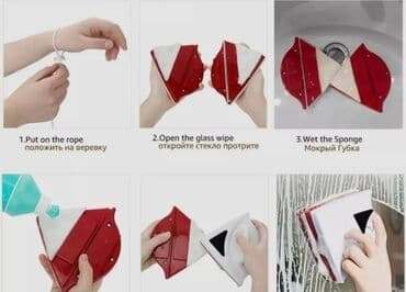 şüşə silənlər: Bu, şüşə səthlərin hər iki tərəfini eyni vaxtda təmizləmək üçün — 2