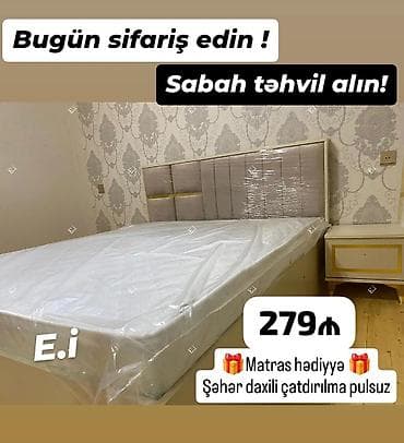 İkinəfərlik çarpayı, 2 tumba — 1