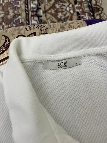 polo: Polo köynək, Lc Waikiki, Standart, rəng - Ağ — 1