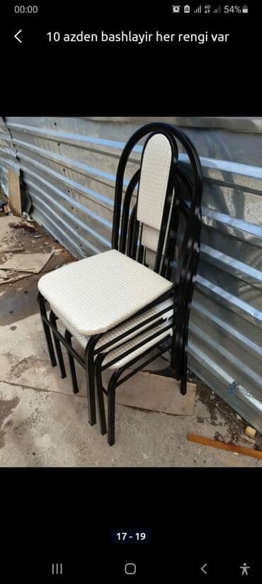 Masa və oturacaq dəstləri: Qonaq otağı üçün, Yeni, Açılan, Dördbucaq masa, 1 stul — 15