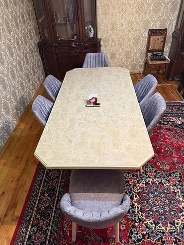 Qonaq otağı üçün, Yeni, Açılan, 6 stul