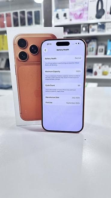 philips xenium 9@9u: IPhone 17 Pro, 256 GB, Narıncı — 2