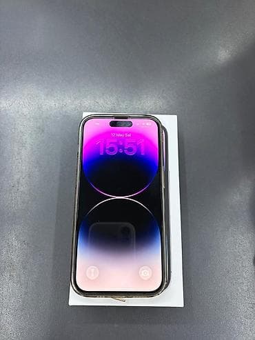 iphone 13 max: IPhone 14 Pro, Deep Purple, Simsiz şarj — 2