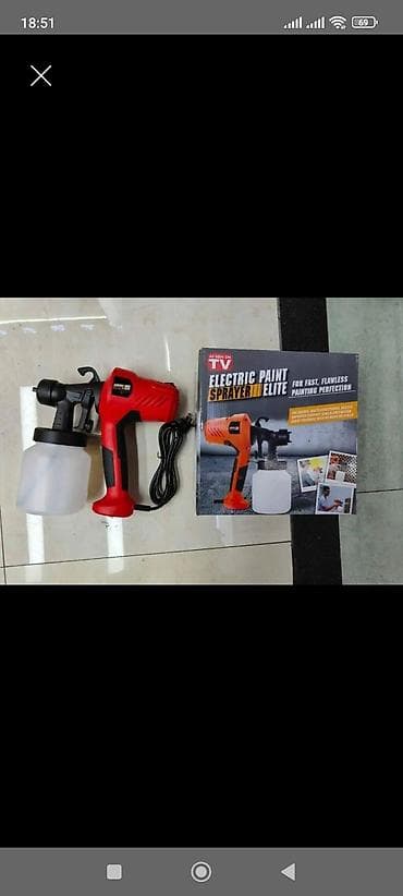 electric: Elektrik boya püskürdəci – Electric Paint Sprayer Elite — 1