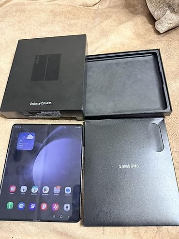 duyməli telefonlar: Samsung Galaxy Z Fold 5, 256 GB, rəng - Göy, Simsiz şarj — 1