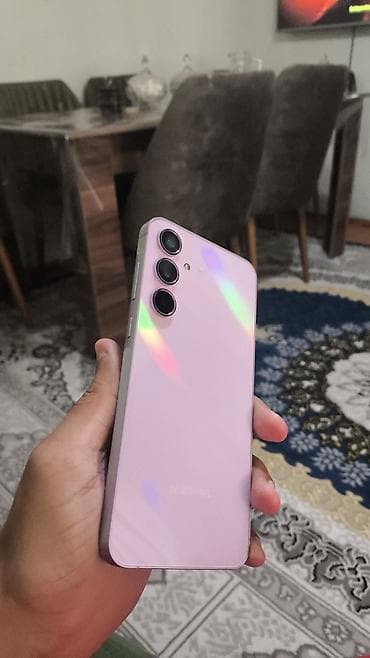 android box: Samsung Galaxy A34 5G, rəng - Bənövşəyi, Barmaq izi — 2