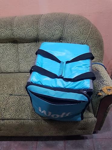 Сумки для курьеров: Wolt çatdırılma üçün izotermal çanta (kuryer çantası) - Rəng: açıq — 1