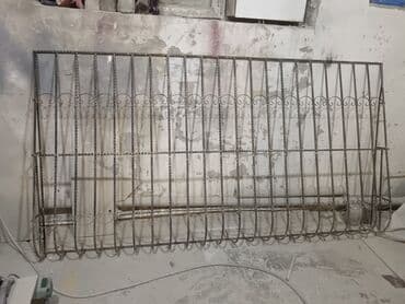 Təmir və tikinti: Dəmir pəncərə qəfəsi / barmaqlıq - Material: qalın, relyefli — 4