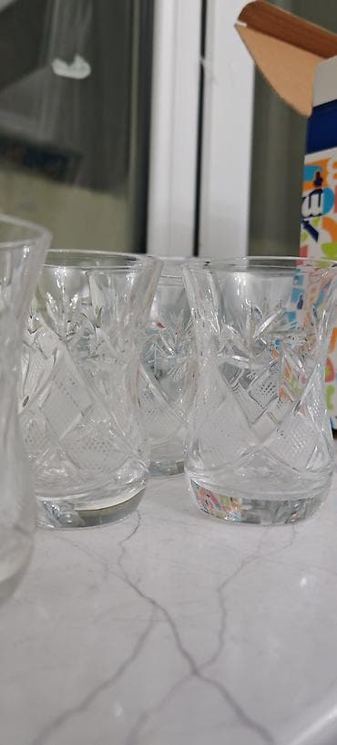 kobalt qab: Armudu stəkanlar, Şüşə — 2