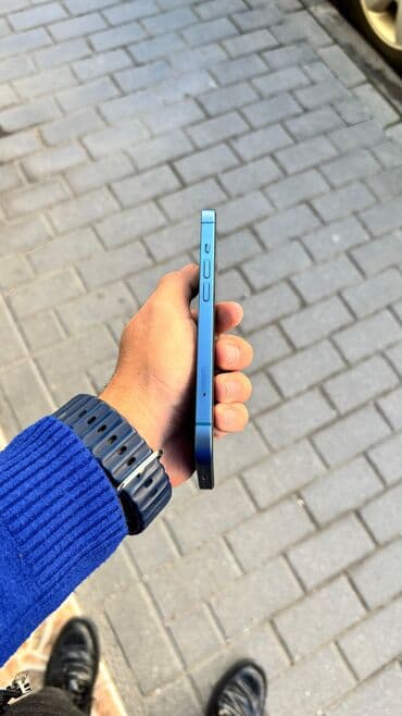 iphone бу купить: IPhone 13, 128 GB, Mavi, Zəmanət, Simsiz şarj, Face ID — 7